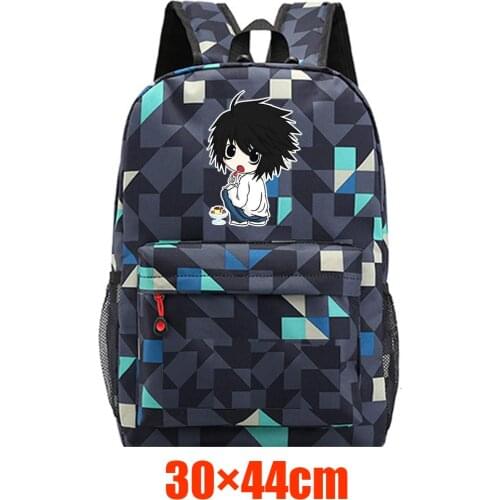 Anime Death Note Canvas Backpack Teenger Packsack Casual Schoolbag High Quality Unisex Student Travel Laptop Bag