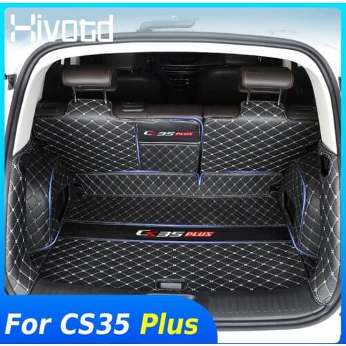 Hivotd Rear Trunk Mat Interior Anti-dirty Cover Protection Pad Auto Accessories Car Styling For Changan CS35 Plus 2019 2020