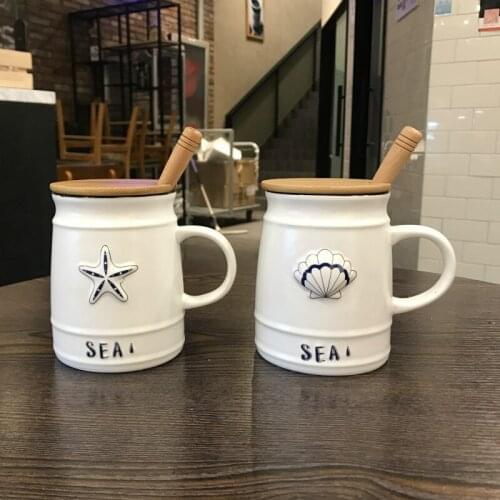 Marine Organism Ceramics Mugs Coffee Mug Milk Tea Office Cups Coffee Mug Drinkware The Best Birthday Gift with Gift Box