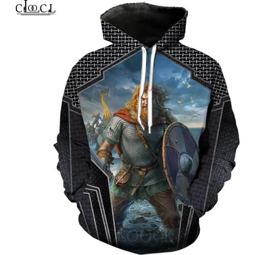 CLOOCL Newest Viking Warrior 3D Printed Men Women Hoodie Harajuku Pullover Sweatshirt Unisex Casual Tracksuits Drop Shipping