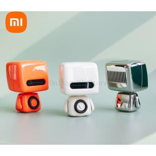 New Xiaomi 3life Creative Robot Bluetooth Speaker Cute Portable Small Cannon Wireless Mini Hand Free Calling Speaker
