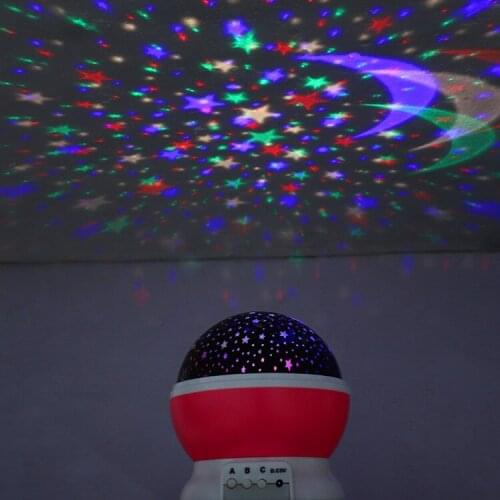 Dreamy revolving star projector USB Christmas New Year decoration bedroom Nightlight table LED creative polular projection lamp