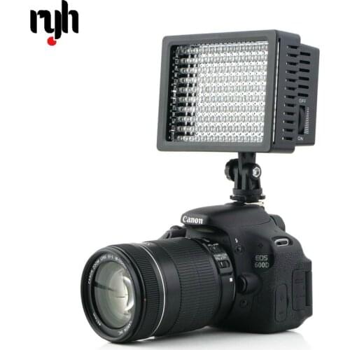 RYH High Power LD-160 160 LED Video Photography Light Camera Camcorder Lamp with Three Filters 5400K