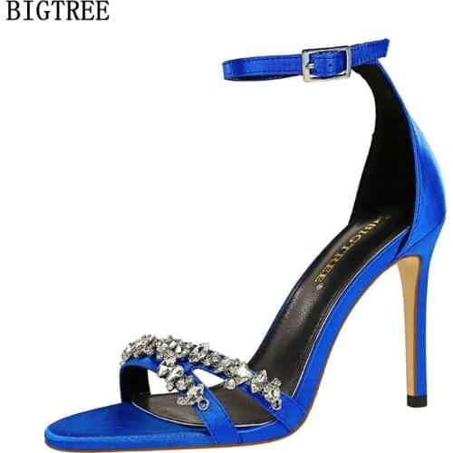 Crystal Sandals Women Summer Heels Women Pumps Ladies Shoes and Sandals Mary Jane Shoes High Heels Sandals Women Zapatos Mujer