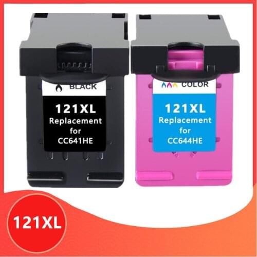 Compatible 121XL Ink Cartridge Replacement for HP 121 for hp121 for Deskjet D2563 F4283 F2423 F2483 F2493 F4213 F4275 Printer