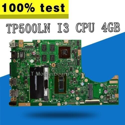 TP500LN Motherboard For Asus TP500L TP500LN TP500LJ TP500 Laptop motherboard GT840M N15S-GT-S-A2 i3-4030 REV2.0 60NB05X0-MB1420