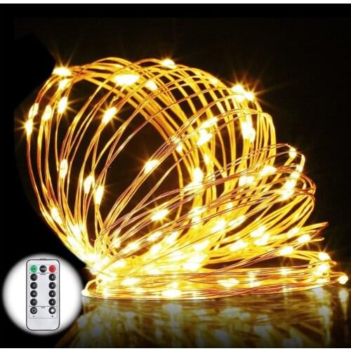 WAAJEA LED String Lights With Transparent Wire