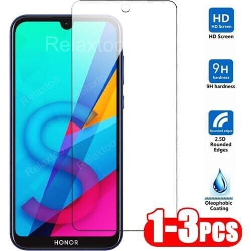 1-3pcs Tempered Glass For Honor 8S prime Protective Glass Screen Protector Phone Film For Huawei Honor 8C 8X 8A 8S 6x 6c glass