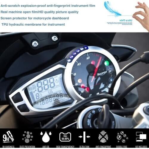 For Triumph Speed Triple 675 Triple675 Motorcycle Accessories Cluster Scratch Protection Film Screen Protector