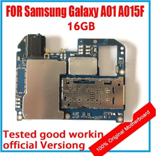 Factory Unlocked Motherboard For Samsung Galaxy A01 A015F Motherboard Mainboard Logic Board With Android System