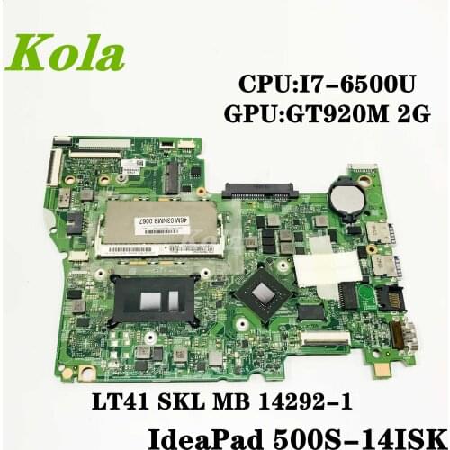 14292-1 448.06701.0011 For Lenovo YOGA 300S-14ISK 500S-14ISK FLEX3-1580 notebook motherboard 100% test ok W/ i7-6500U GT920M 2G