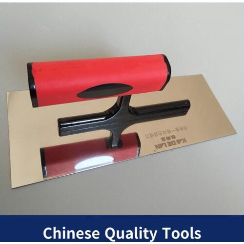2pc 24 * 10 * 9 cm stainless steel Mortar Board Home Craftsman Trowel Construction Holder Plastering Tool