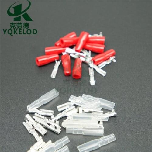 200pcs Metal button universal matching terminal plug plastic plug sleeve connection wire special inserted spring connector