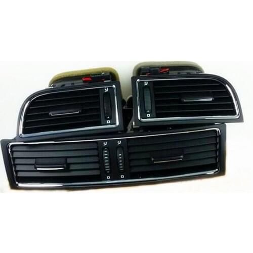 3 pcs/lots Chrome dashboard Heater Cold Air Conditioning Outlet Vent For Superb 3T0820951 3T0819701 3T0819702