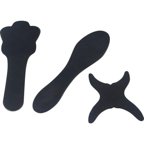 3pcs Dental Orthodontic Black Background Photo Image Contrast Board Metal and Silicon Oral Cheek Plate with Scale Mark