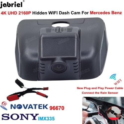 4K 2160P Wifi Car DVR Dash Cam Camera Video Recorder for Mercedes Benz A180 A200 A220 2019 2020 2021 for Mercedes A Class w177