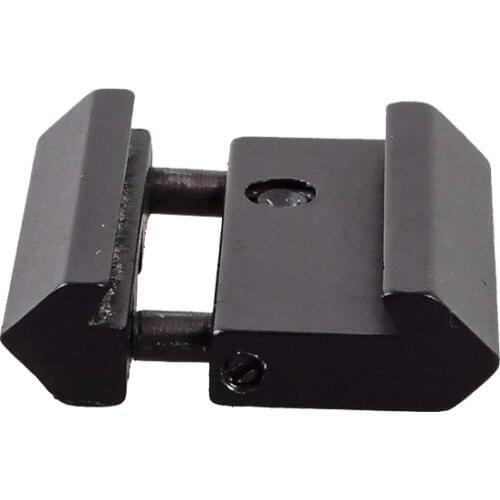 11 To 20mm Track Dovetail To Weaver Picatinny Aluminum Adapter 22 Cal Rifle Gun Snap In Rail Adapter
