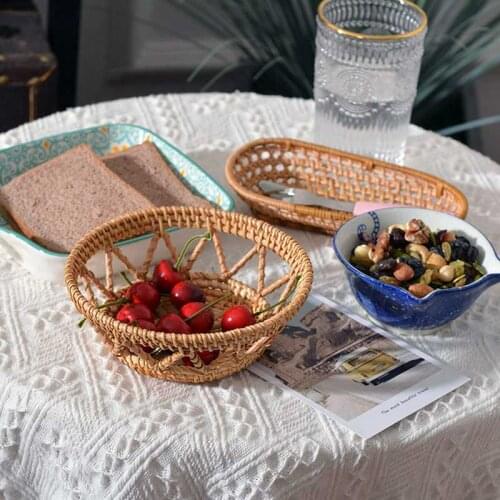 Bamboo Woven Saucer Handmade Coaster Rattan Woven Cups Holder Coaster Kitchen Supply Cups Holder Japanese Styles Pot Pad Tea Mat