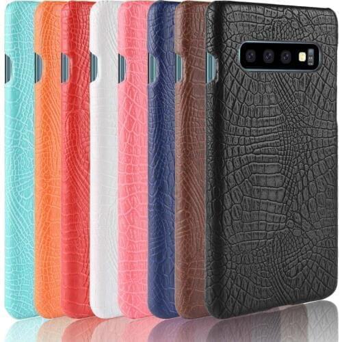 SUBIN Case For Samsung galaxy S10 / S10 lite / S10 plus S10+ Luxury Crocodile Skin PU Leather Back Cover Phone Protective Case