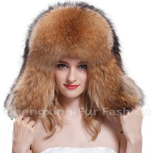 CX-C-67 Raccoon Fur Russian Winter Hat ~ New Products ~ Drop Shipping