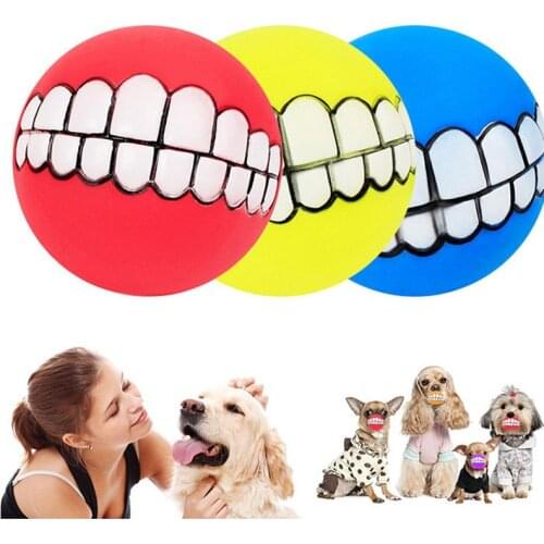 Pet Vocal Balls Dog Puppy Teddy Husky Squeaky Funny Toys Bite Resistant Pet Interactive Ball Relieve Boredom Dogs Accessories