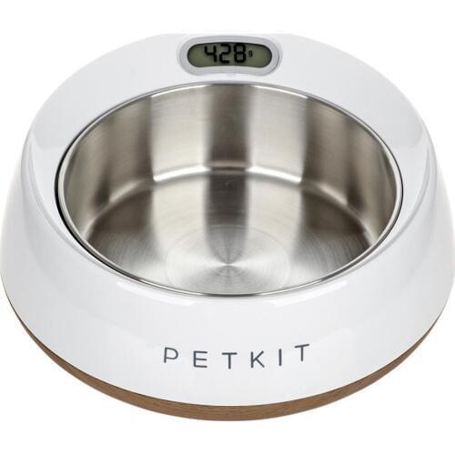 HobbyLane 450ml Intelligent Stainless Steel Food Weighting Feeding Water Bowl For Pet Dogs Cats Feed Control Machine