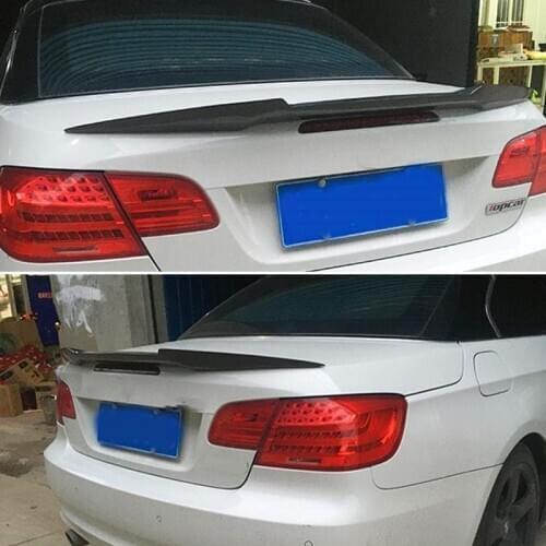 Use For BMW 3 Series E93 Spoiler 2007--2013 Year Coupe 2-door Cabriolet Carbon Fiber Rear Wing M4 Style Accessories Body Kit