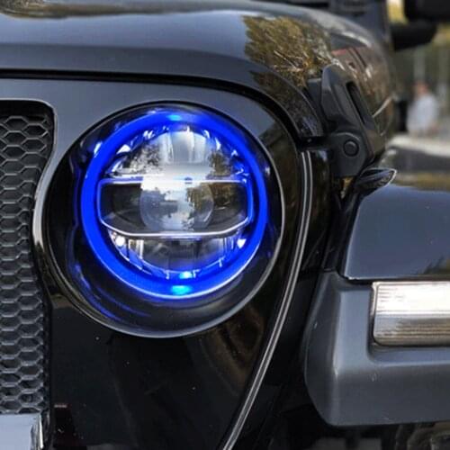JL1117 9 Inch LED Headlight DRL Auto Lighting System for Jeep Wrangler JL 2018+(only Russia) lantsun