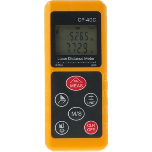 40M Laser Telemetre CP-40C LCD Laser Distance Meter Rangefinders Mini Hunting Camping Measuring Instrument Ruler Tester Tools