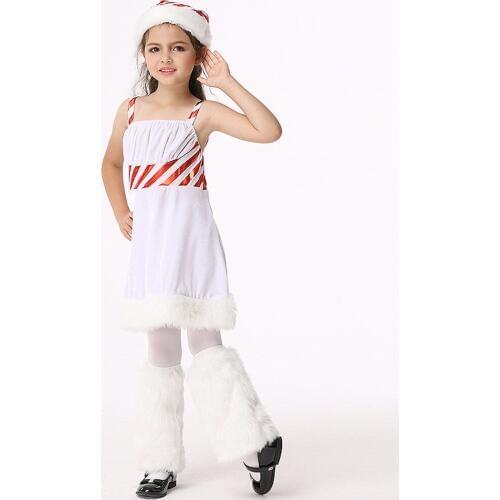 LIVA GIRL Real Photo-Sexy Child Christmas dress costumes Santa Claus For Child Cosplays for Christmas Party