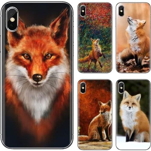 Soft TPU Covers foxs-cute-C-Anime-fox-funny For Huawei P30 P40 P20 P7 P8 P9 P10 Lite Plus Pro 2015 2016 2017 Mini