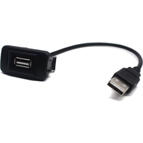 Toyotaa VIGO USB 2.0 Socket Port - Male To Female USB Power Port Sockrt For Toyota VIGO(42 22mm)