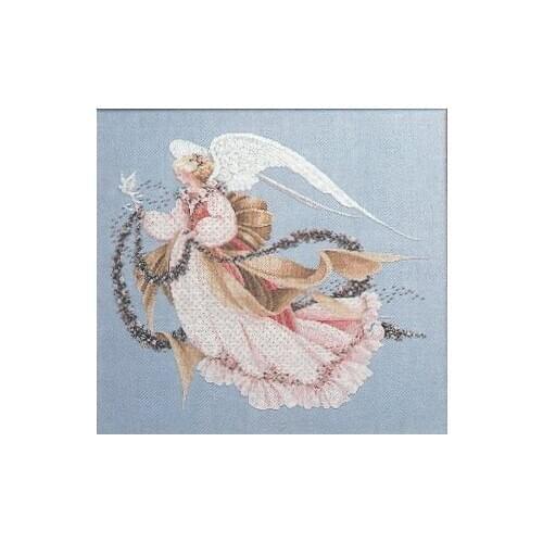 Higher Cotton Counted Cross Stitch Kit Angel of Summer Fairy Goddess with Bird Dove