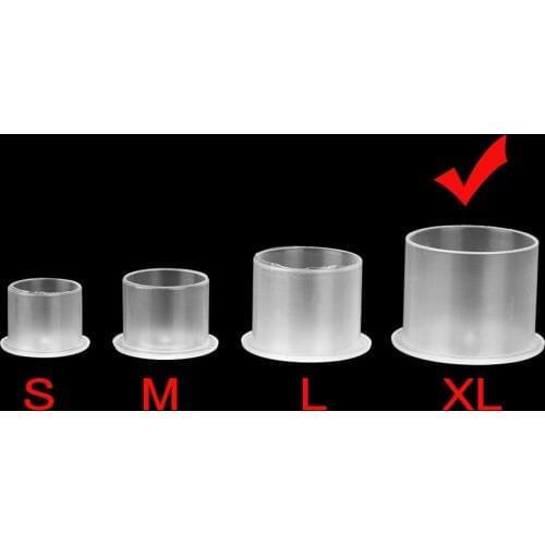 1000 PCS Disposable Microblading Steady Plastic Tattoo Ink Cups 4 sizes Permanent Makeup Pigment Clear Holder Container Cap