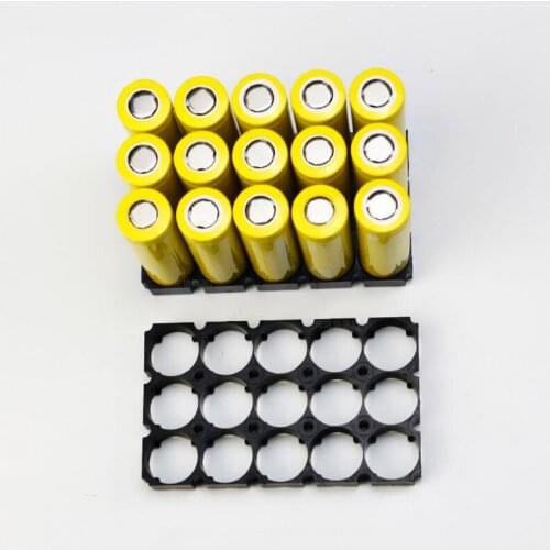 3*5 21700 Battery Holder Bracket Cell Safety Anti Vibration Plastic Cylindrical Brackets For 21700 Lithium Batteries