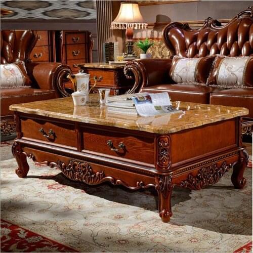 Antique European style French Italian hand carved marble coffee table o1140