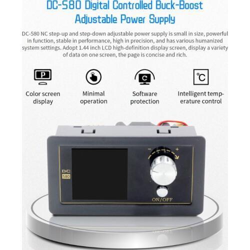 DC-580 Digital Controlled Buck-Boost Converter Adapter Adjustable Power Supply Power Module