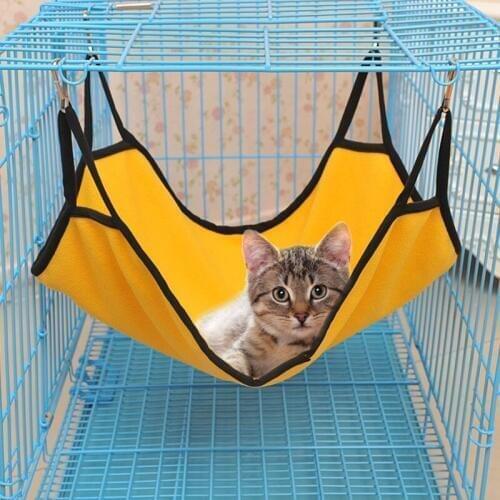 4 Colors Cat Hammock Warm Soft Hanging Bed Cat Nest Mat Kitten Bed Pad Pet Bed for Puppy Comfortable Pet Cage Hammock Product