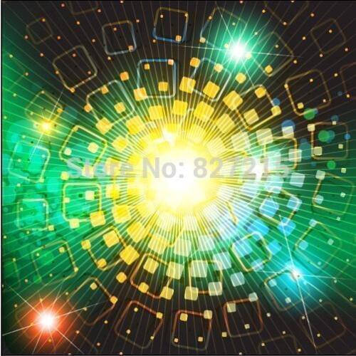 HD-123 Colorful Square fantastic for Stretch Ceiling Film for Ceiling Decoration