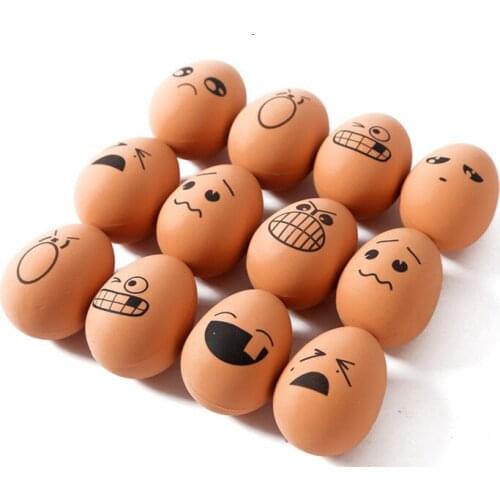 Pet dog toy expression ball egg king rubber bouncy ball solid toy ball molar tooth cleaning ball