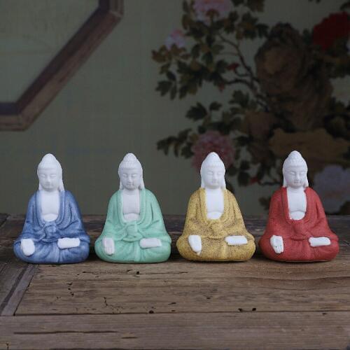 Buddha Statue Sculpture Aquarium Ornament Figurine Aquarium Ornament Home Fish Tank Tank Aquarium Decoration