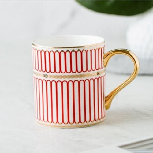 Italian Classic Style Creative Retro Mug Matte Ceramic Coffee Cup Breakfast Cup Couples Tea Cups Mug Western Eco Friendly