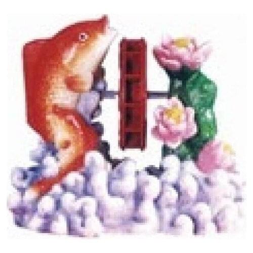 King Aquarium Decor Dolphin Finny Rocky Wheel 258406814