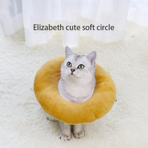 Pet Dog Cone Dog Cone Collar Pet Collar Anti-bite Anti-licking Cat Collar With A Soft Cloth Caps Sterilization Supplies