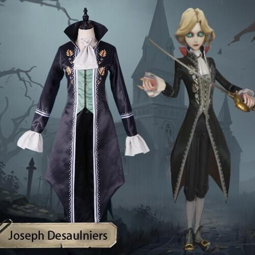Game Identity V Cosplay Costumes Photographer Joseph Desaulniers Cosplay Costume Count Skin Uniforms Suits Clothes tailcoat