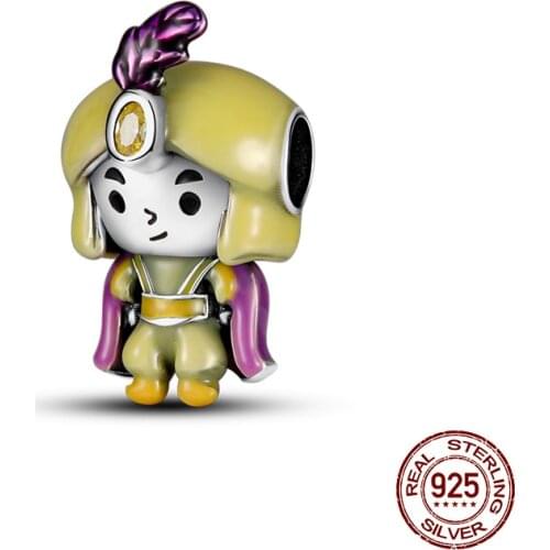 CODEDOG High Quality 925 Sterling Silver Sun Meet Moon Pendant fit Charms Bracelets Necklaces Clear CZ Zircon Jewelry CMC1135