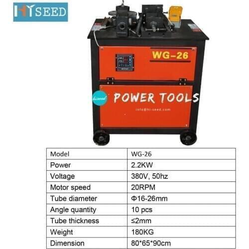 Mechanical Electric Stainless Steel Greenhouse Square or Round Pipe Semi-Automatic Manual Hydraulic Small Tube Bender