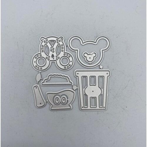 Metal Cutting Dies Ice Cream Barrel Scrapbook Embossed Paper Card Album Craft Template Stencil Dies
