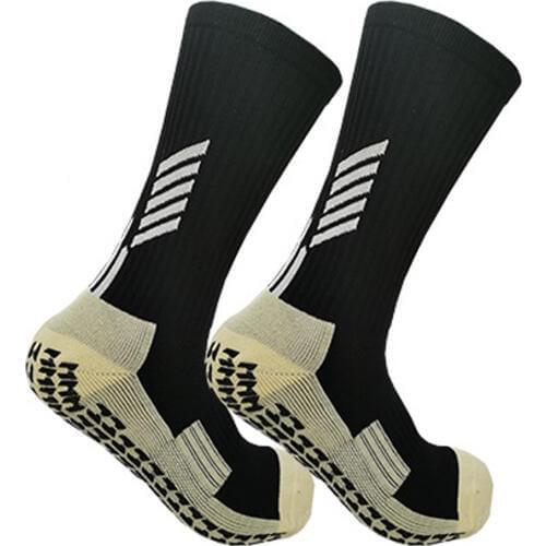 Mens Basketball Socks Football-Socks Knee-hight Towel Bottom Non-Slip Training Sports Socks Pressure Rubber Breathable Athletic