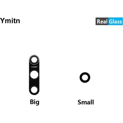 2Pcs New Ymitn Housing For Xiaomi 10 MI 10 Back Rear Camera Glass Lens With Adhesive
